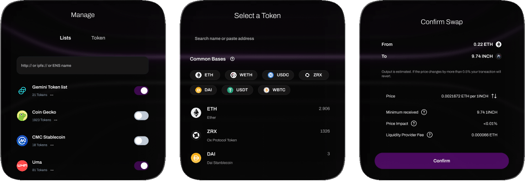 Decentralized Exchange Development