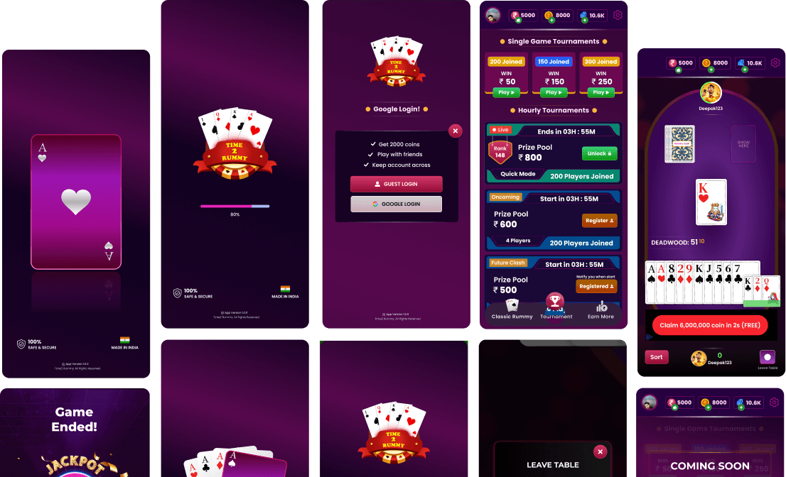 Rummy Game Website